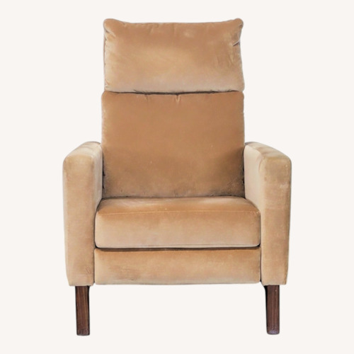 Used Room and Board Wynton Modern Tan Recliner  for sale on AptDeco