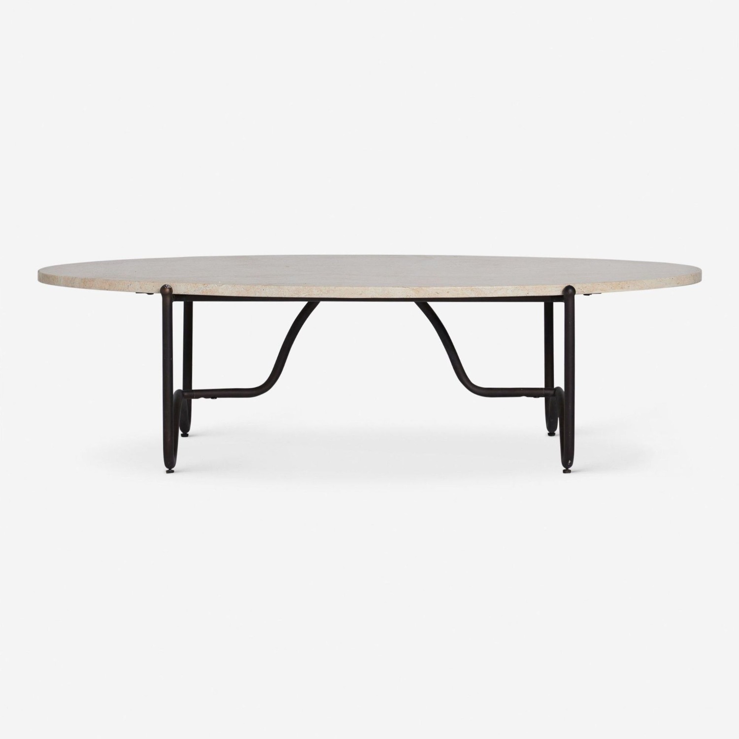 Lulu and Georgia Round Stone Top Coffee Table - image-6