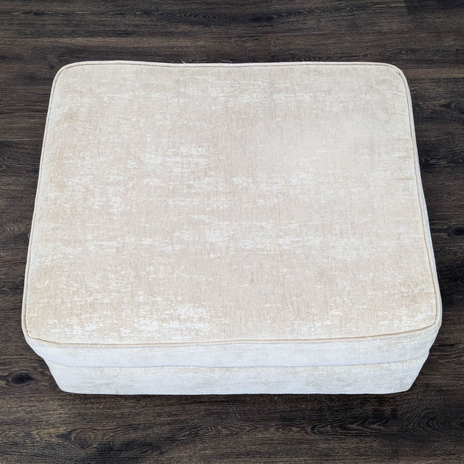 Upholstered Ottoman with Bun Feet	 - image-5