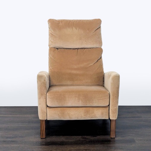Used Room and Board Tan Power Recliner Lounge Chair for sale on AptDeco