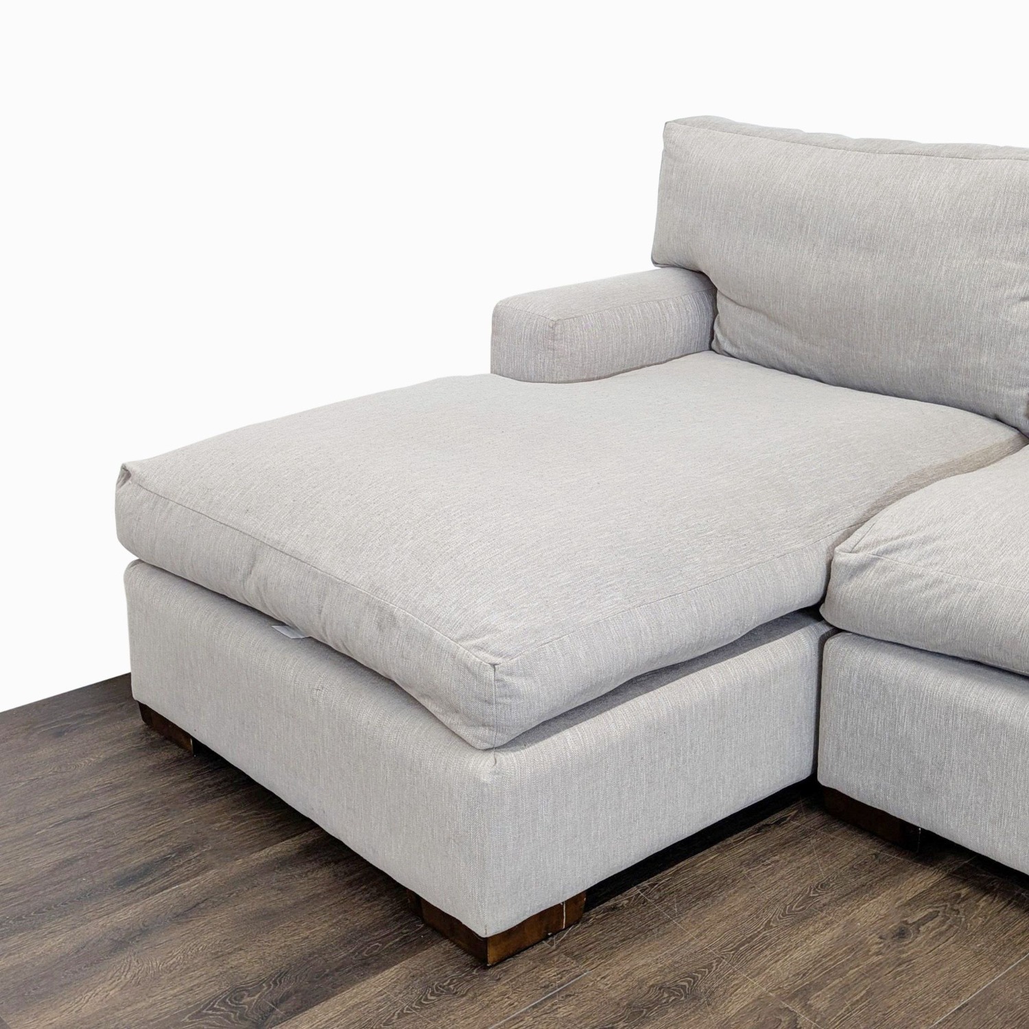 Modern Light Gray L-Shaped Sectional Sofa  - image-10