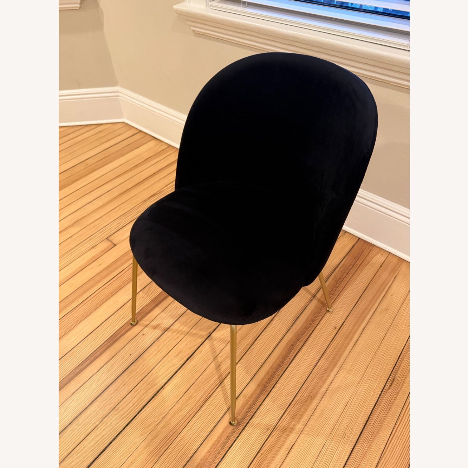 Rove Concepts Iris Black Velvet Dining Chair  - image-3