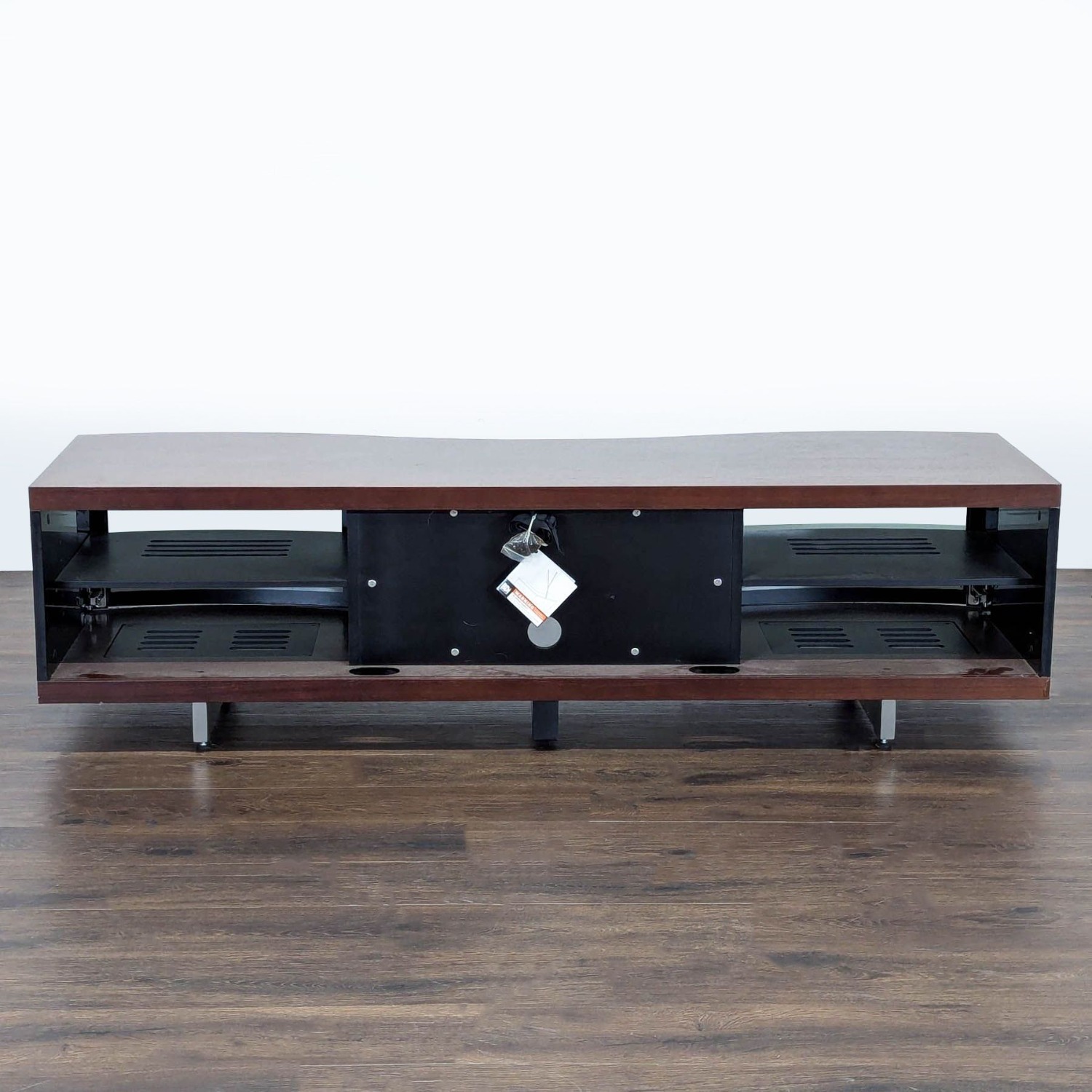 BDI Ola Chocolate Curved TV Cabinet - image-5