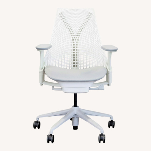 Used Herman Miller Sayl White Ergonomic Office Chair for sale on AptDeco
