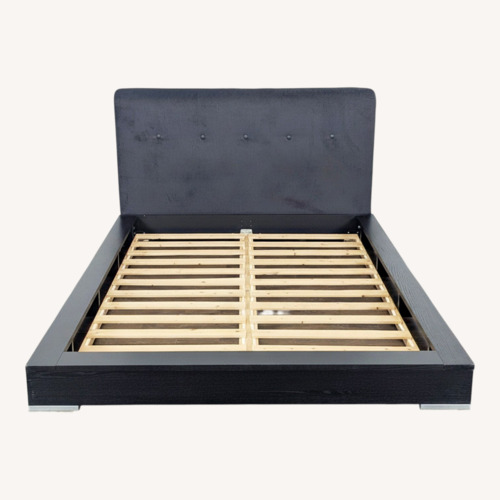 Used BoConcept Modern Black Queen Size Bed Frame  for sale on AptDeco