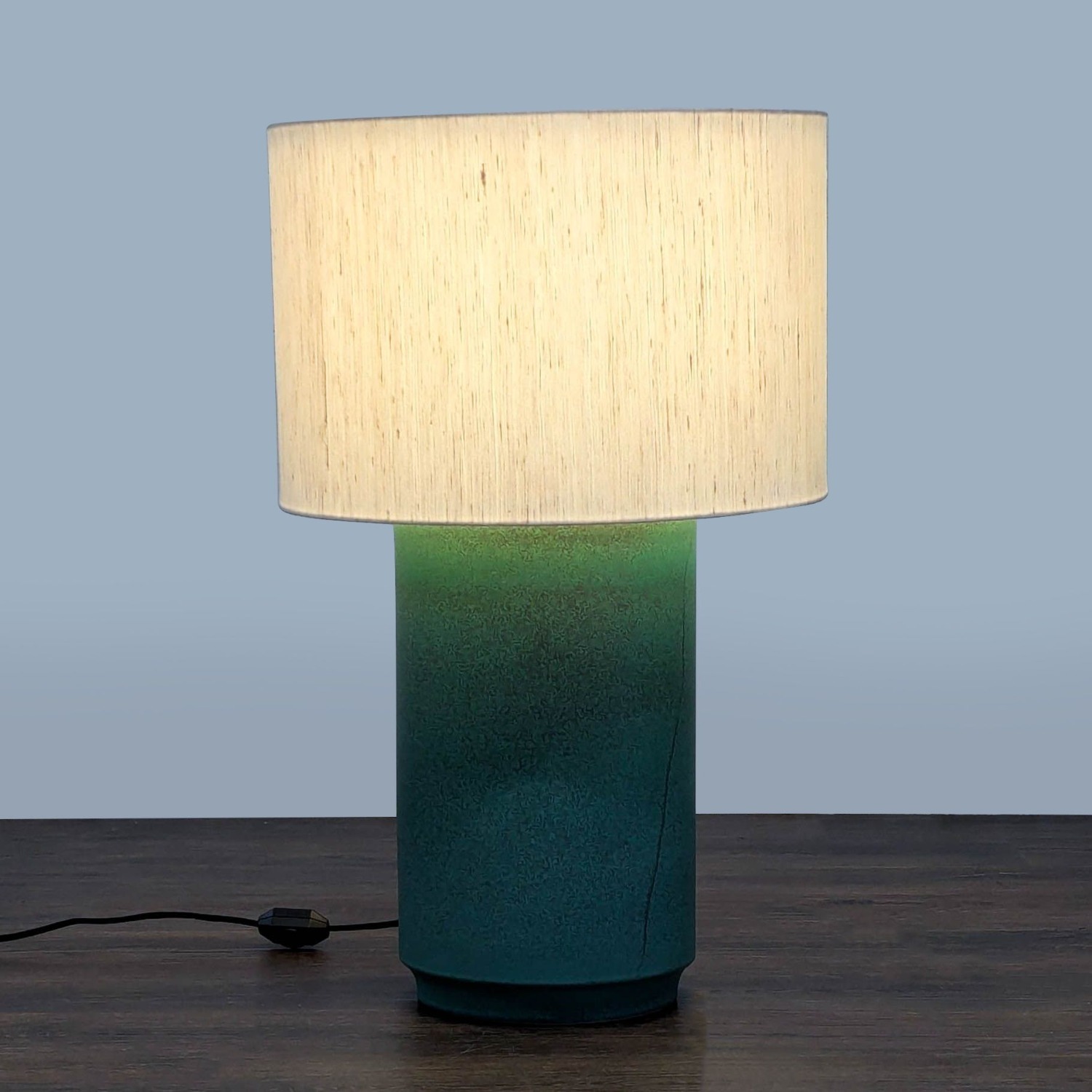 CB2 Rosalind Modern Table Lamp with White Shade - image-3