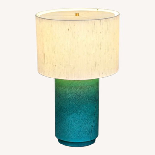 Used CB2 Rosalind Modern Table Lamp with White Shade  for sale on AptDeco