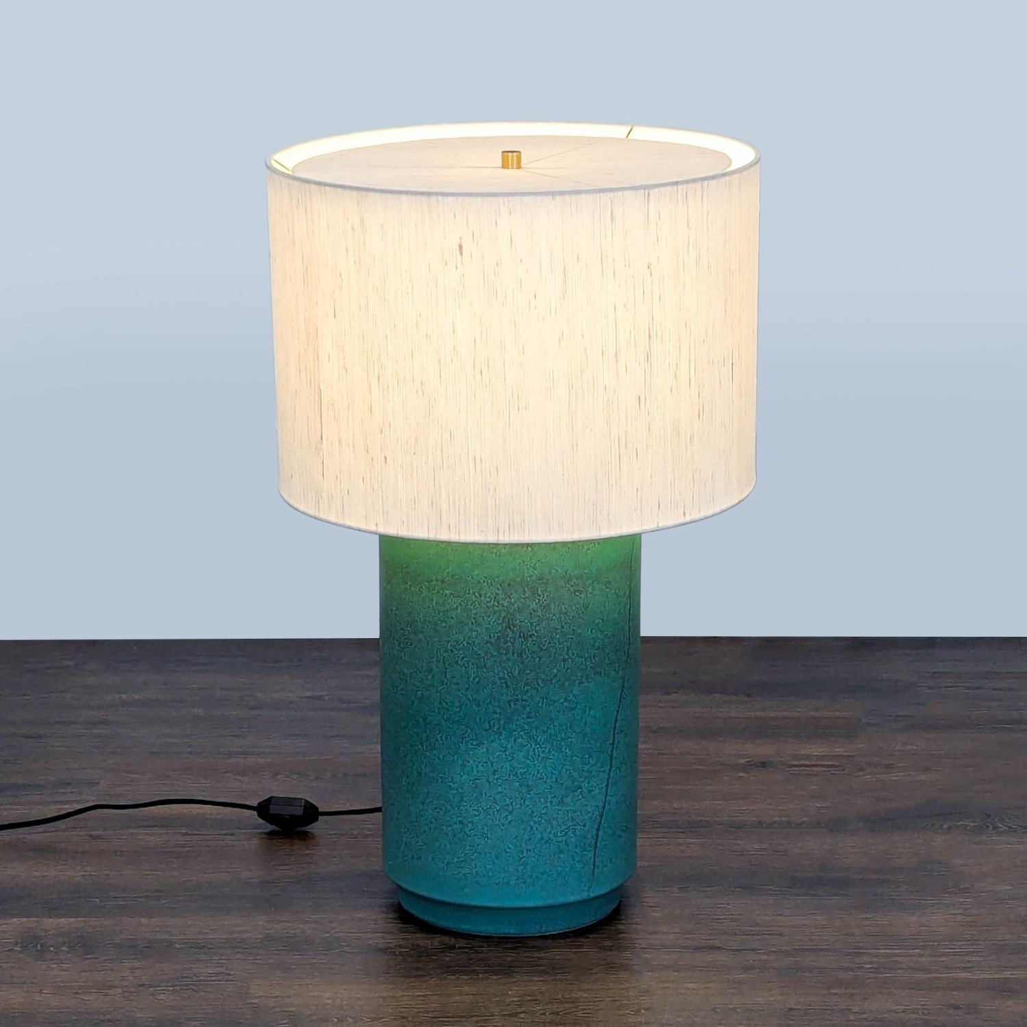 CB2 Rosalind Modern Table Lamp with White Shade - image-5