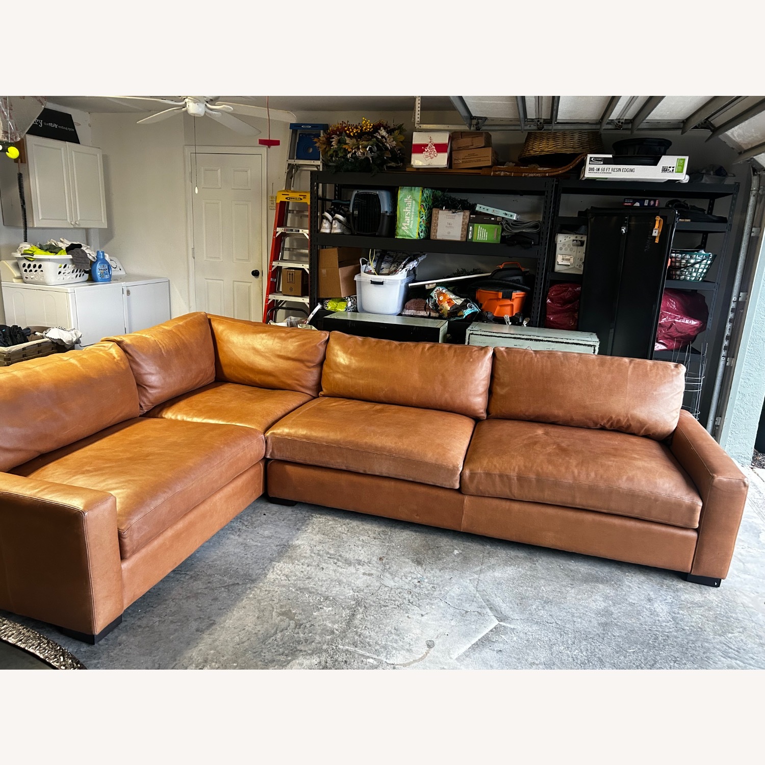 Arhaus Remington Leather 2 Piece Sectional - image-1