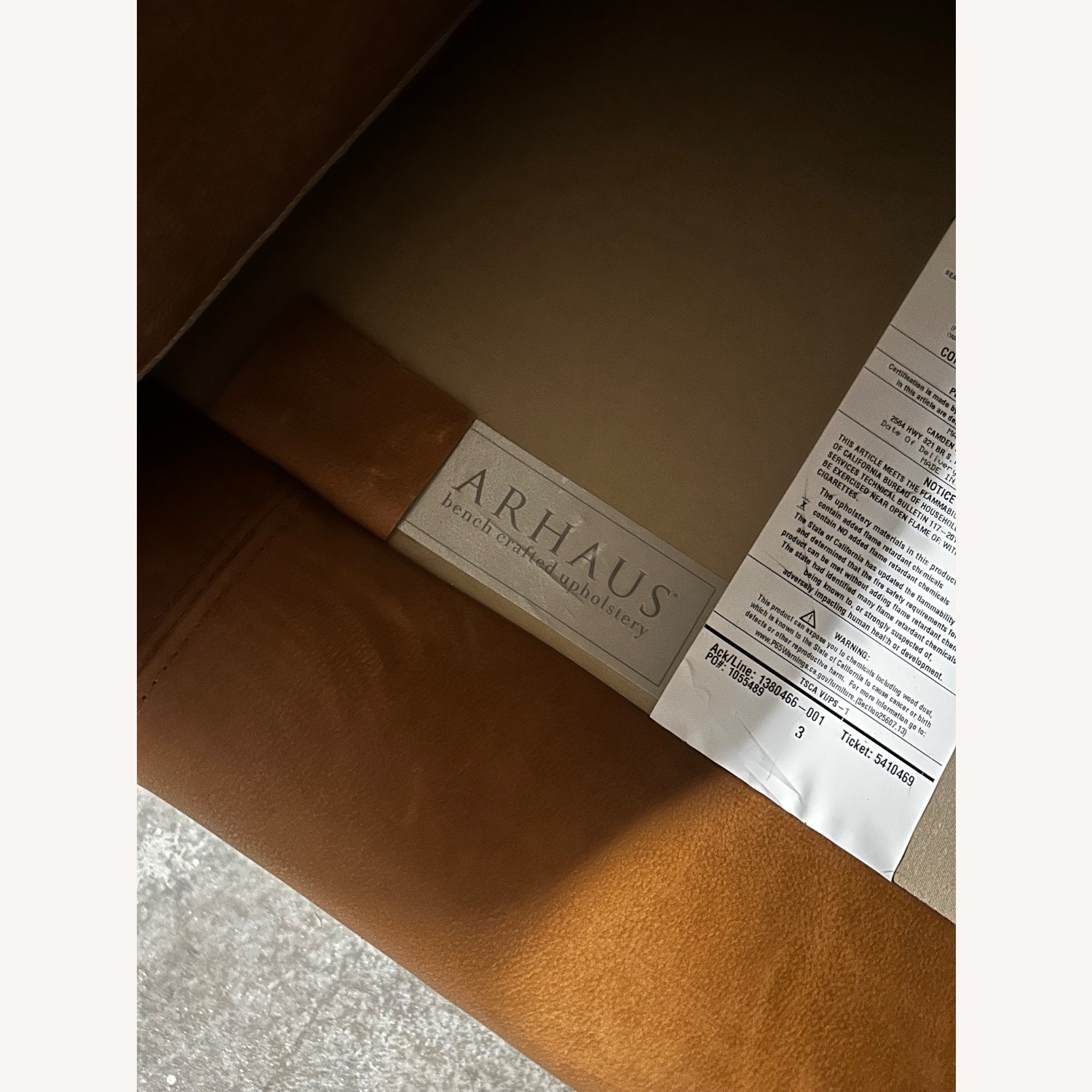 Arhaus Remington Leather 2 Piece Sectional - image-2