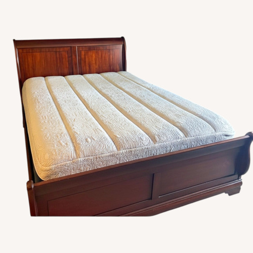 Used Modern King Size Sleigh Bed for sale on AptDeco