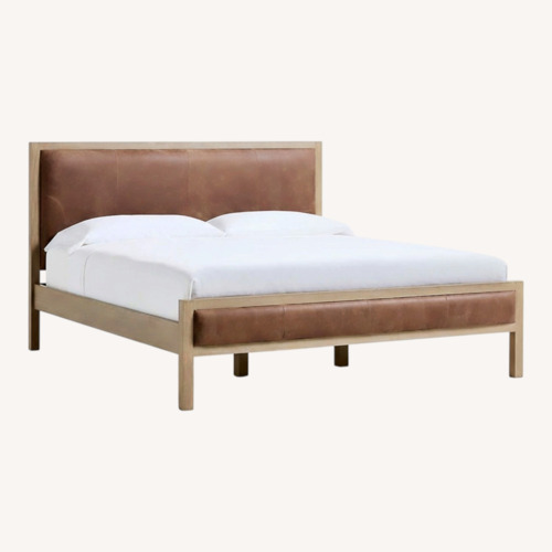 Used Crate & Barrel Keane Queen Bed - Like New for sale on AptDeco