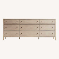 Crate & Barrel Keane Natural Wood Dresser