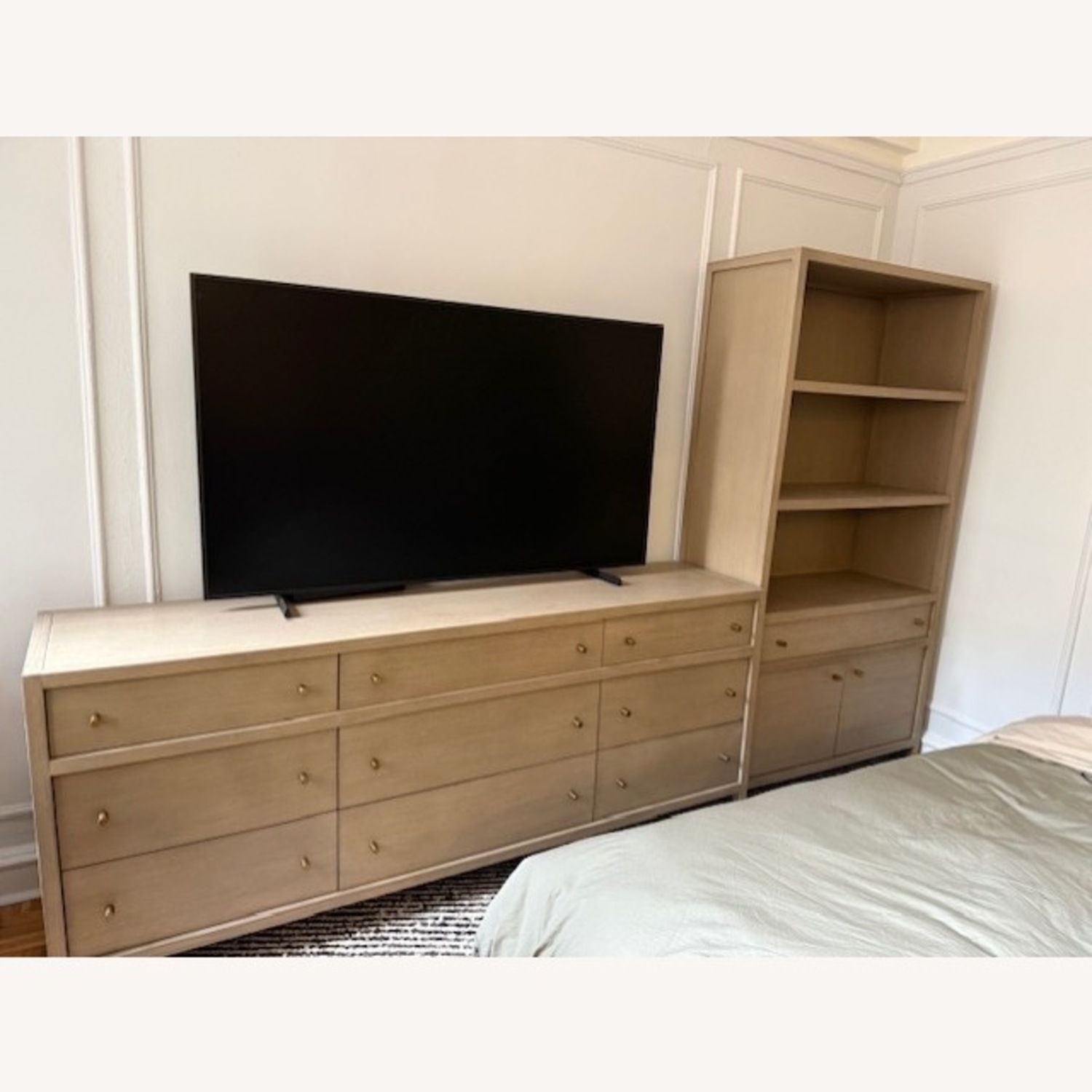 Crate & Barrel Kane Natural Wood Bookcase - image-6