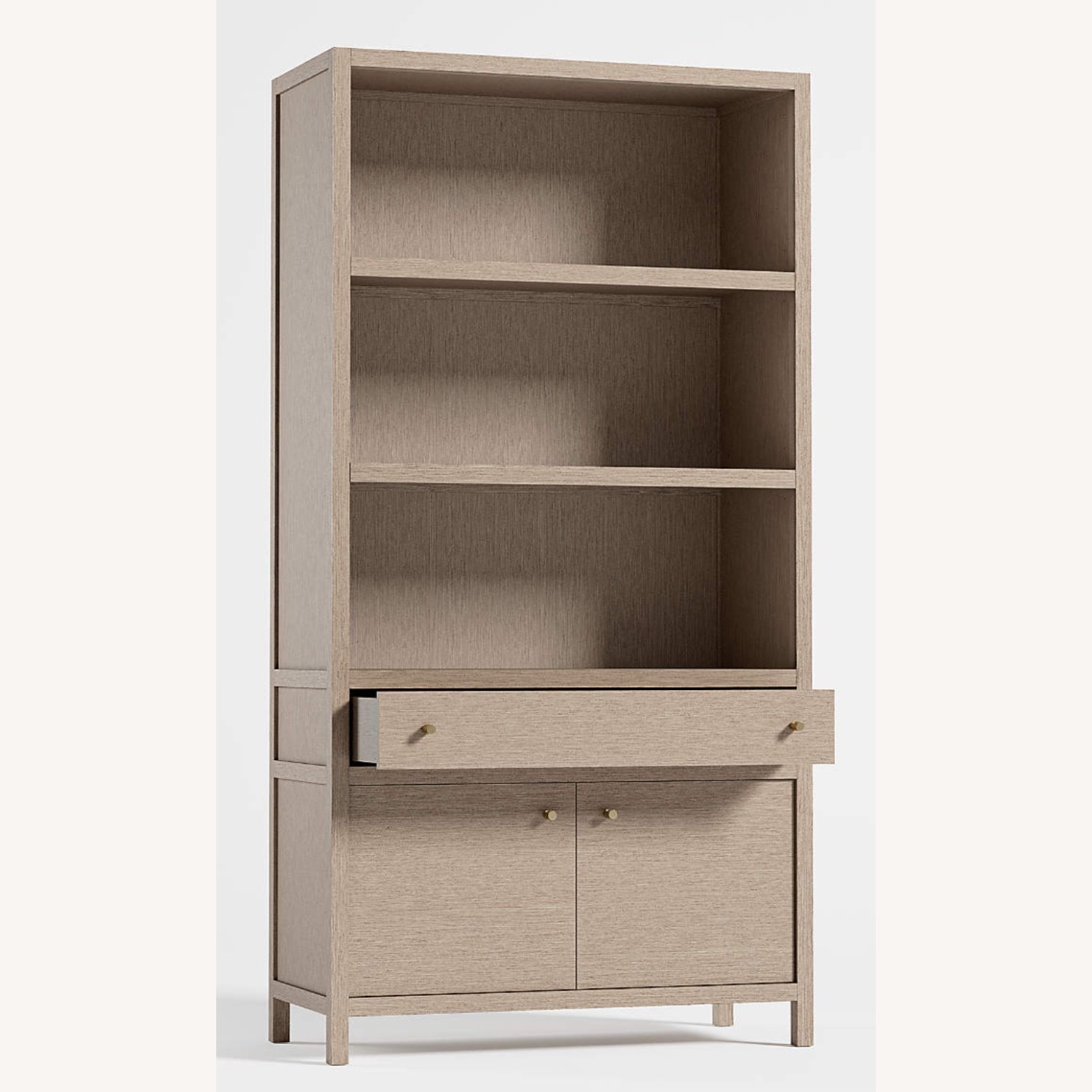 Crate & Barrel Kane Natural Wood Bookcase - image-2