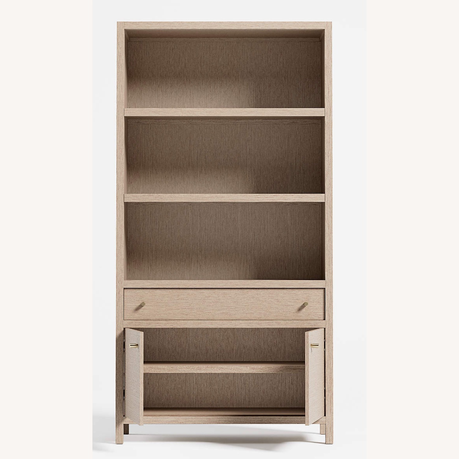 Crate & Barrel Kane Natural Wood Bookcase - image-3
