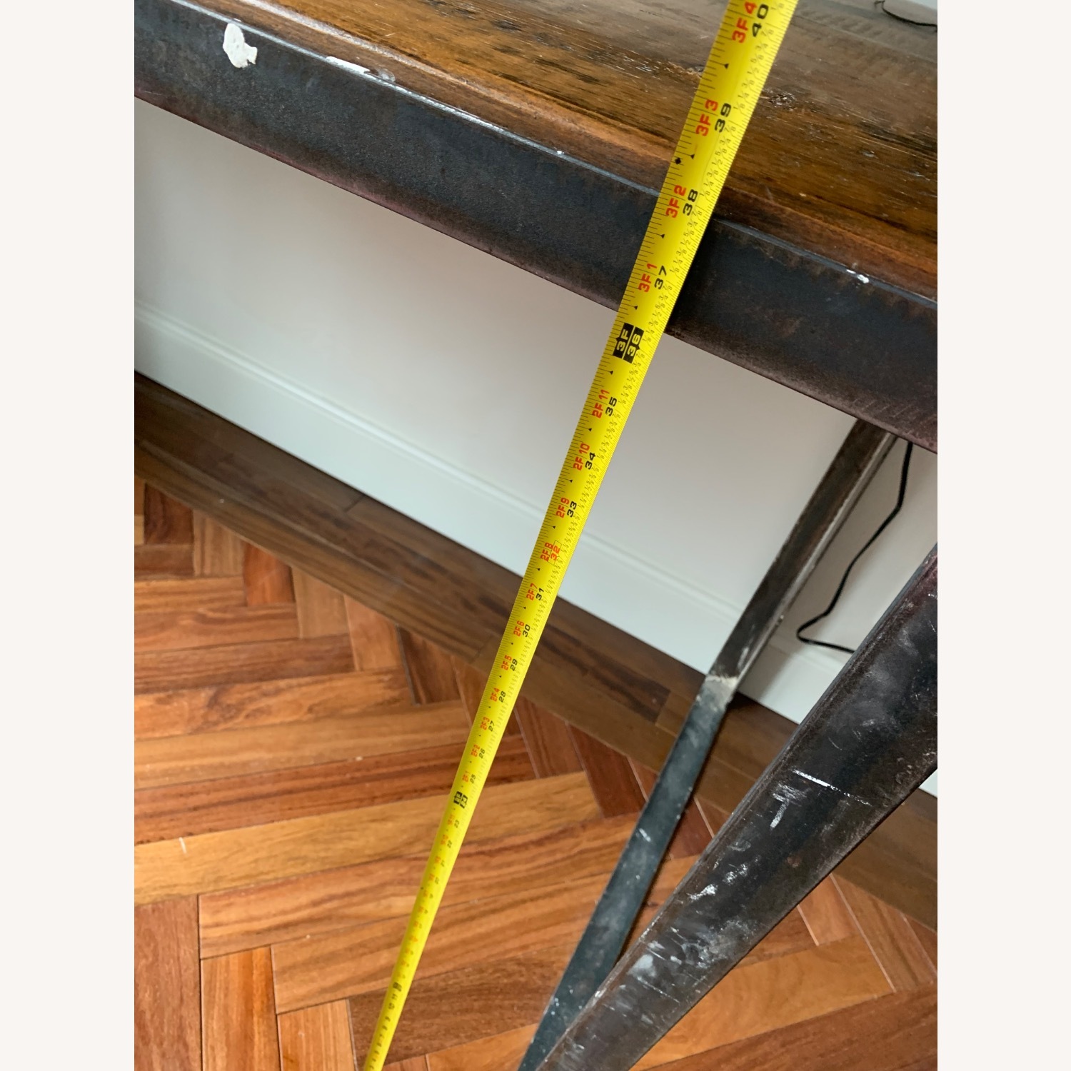 Dark Brown Wood Kitchen Island - image-6