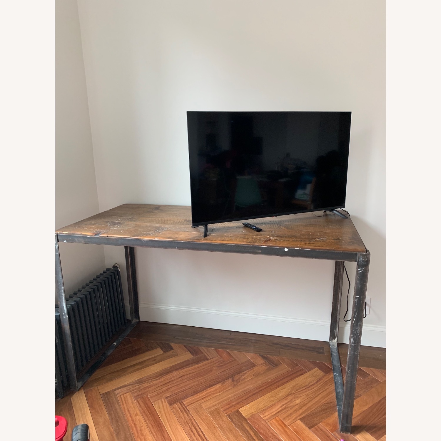 Dark Brown Wood Kitchen Island - image-4