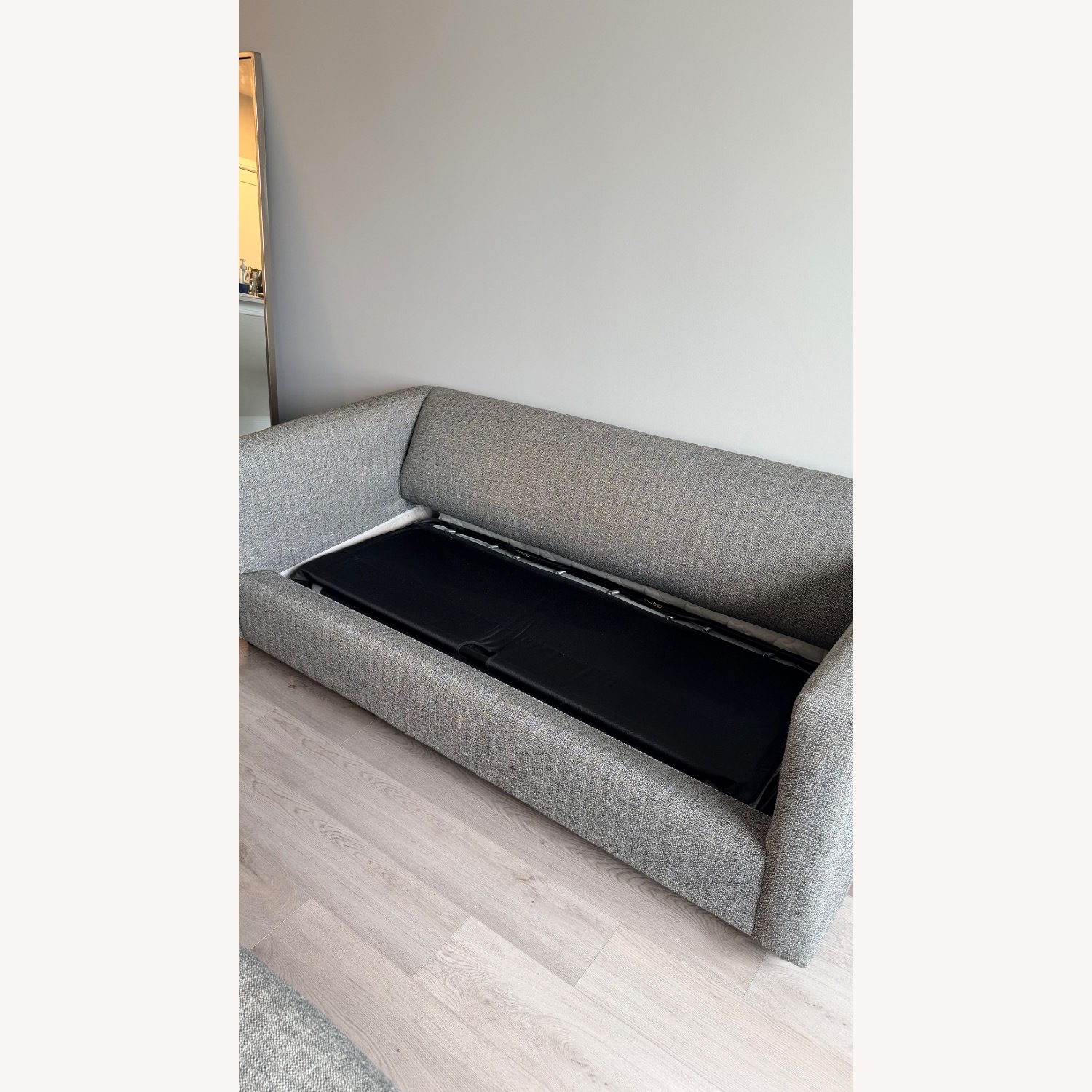 CB2 Movie Dark Gray Fabric Sleeper Sofa - image-5