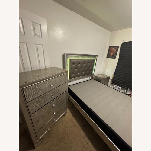 Used Other Silver Wood Dresser for sale on AptDeco