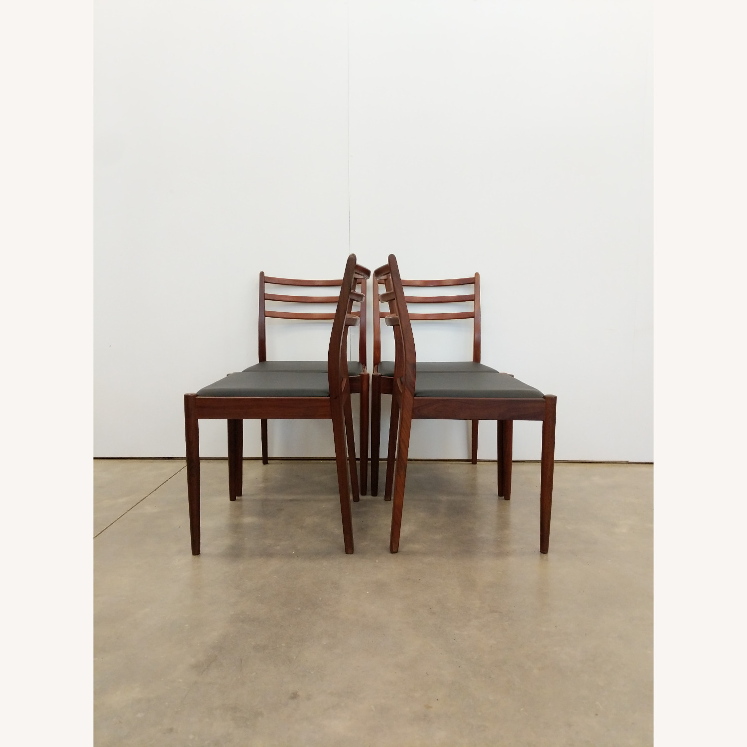 4 Vintage Mid Century Modern G Plan Dining Chairs - image-5