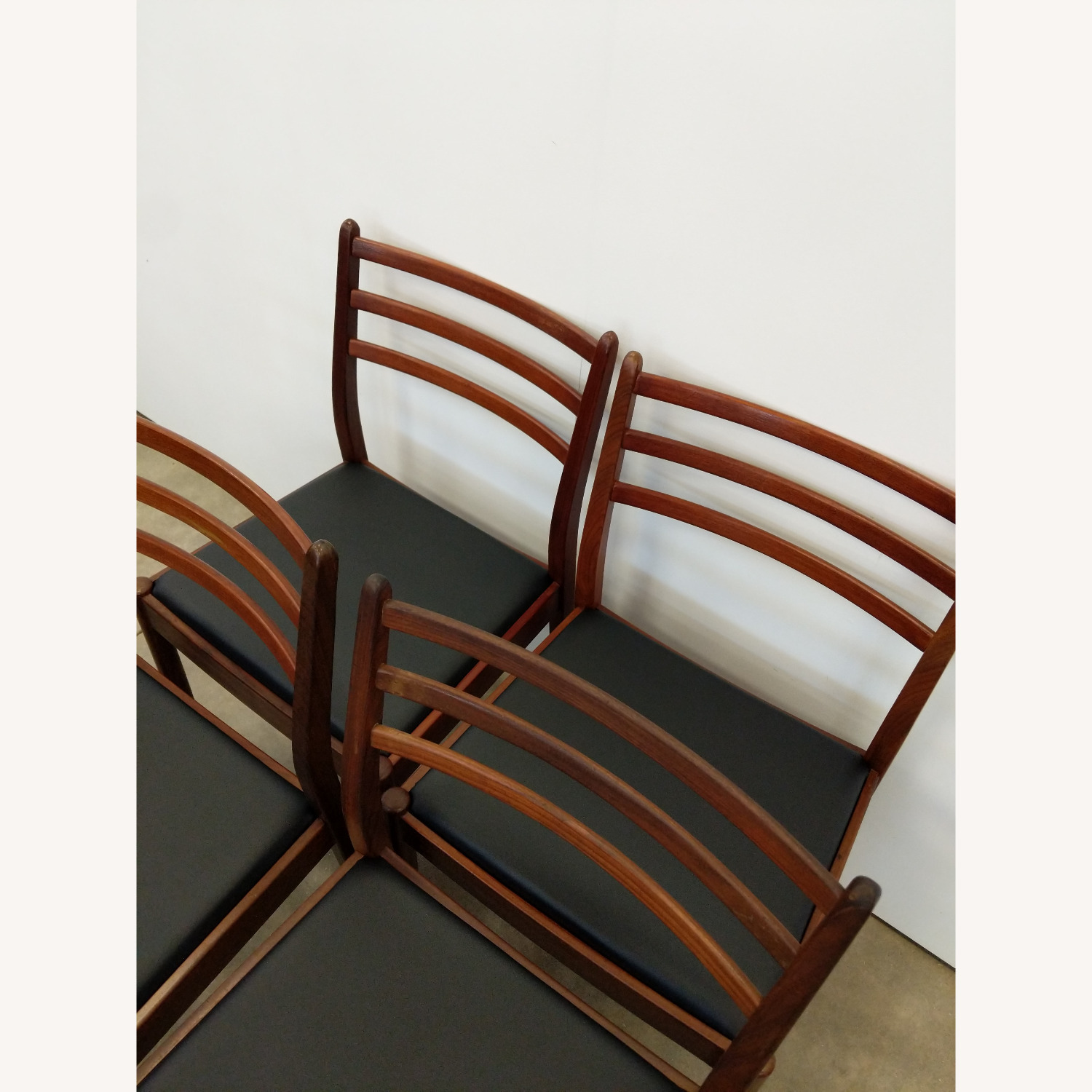 4 Vintage Mid Century Modern G Plan Dining Chairs - image-9