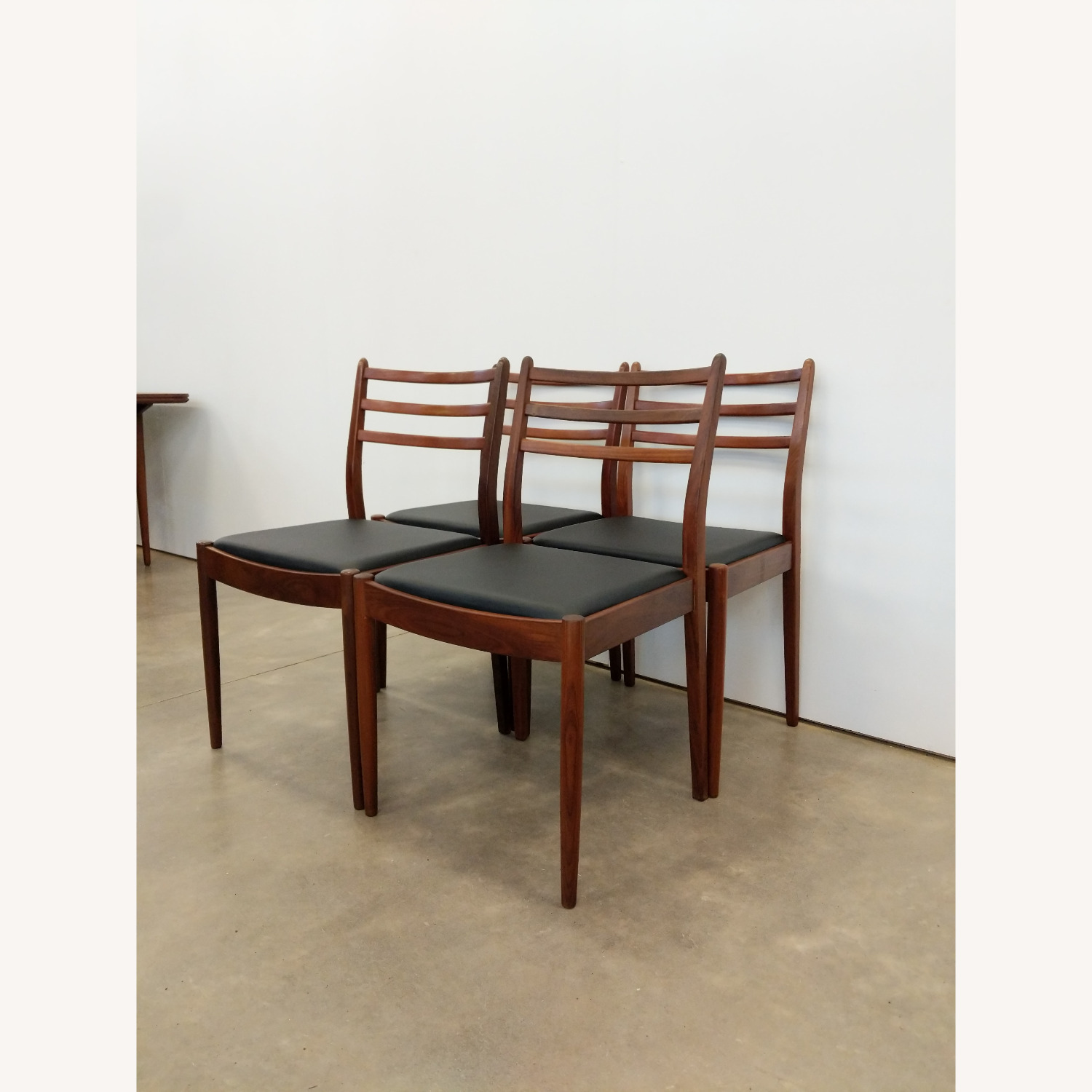 4 Vintage Mid Century Modern G Plan Dining Chairs - image-7