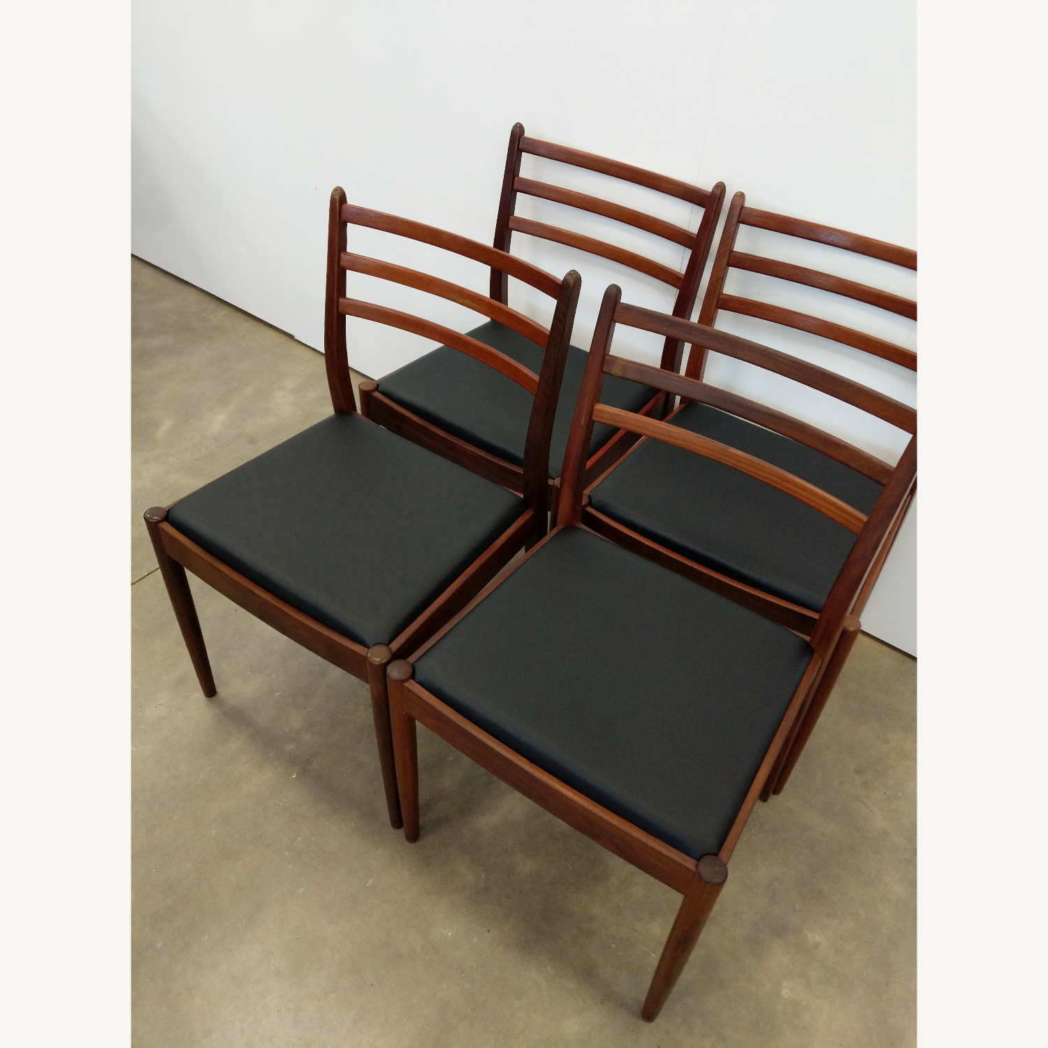 4 Vintage Mid Century Modern G Plan Dining Chairs - image-8