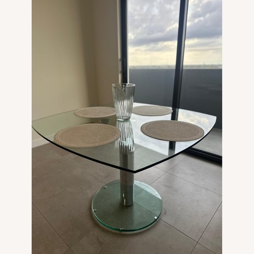 Used Glass Dining Table for sale on AptDeco