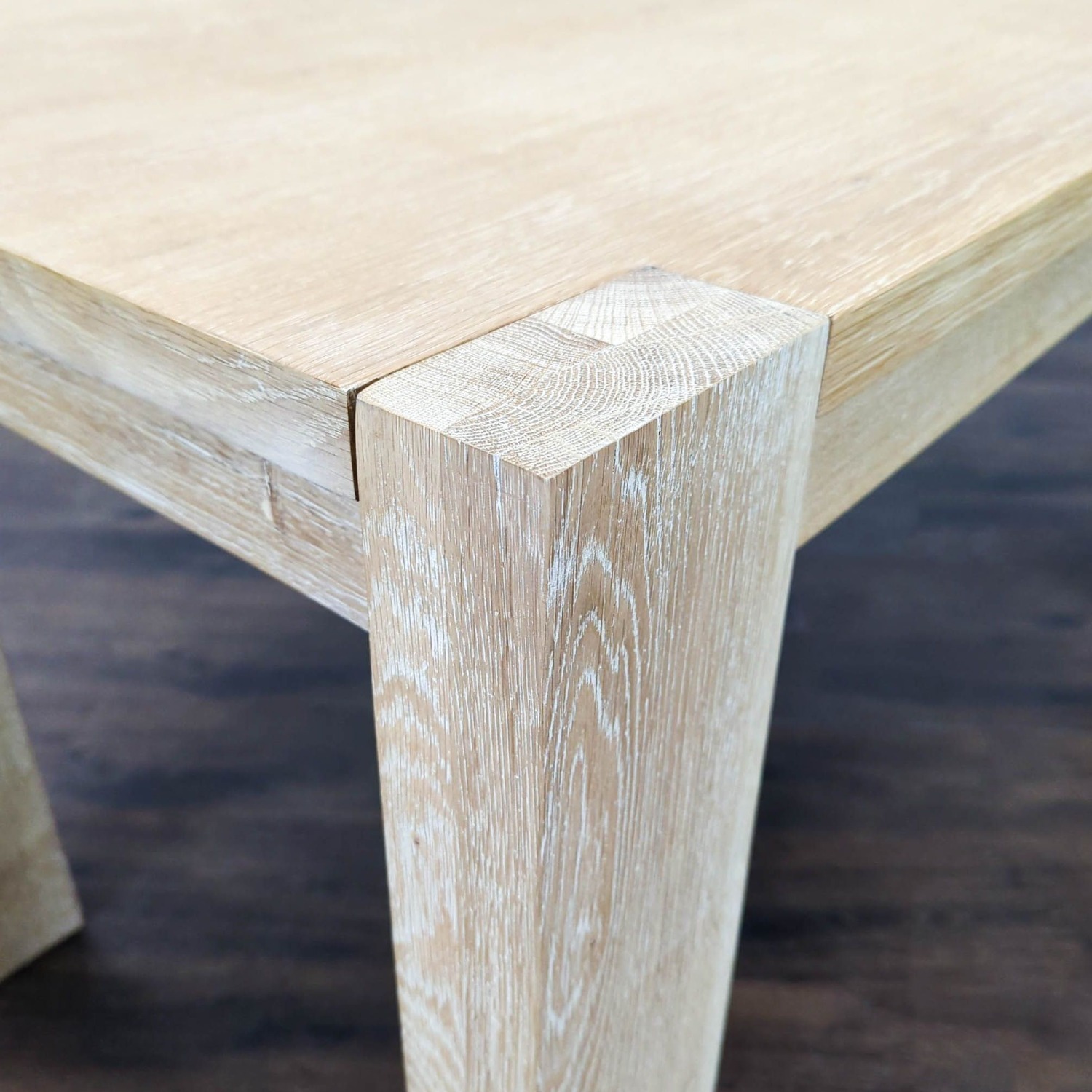 Crate and Barrel Terra Light Wood Desk - image-3