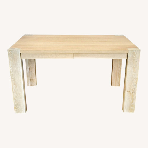 Used Crate and Barrel Terra Light Wood Desk for sale on AptDeco