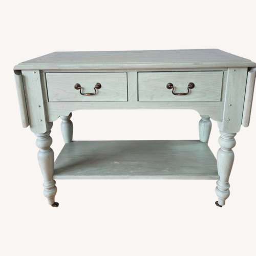 Used Bernhardt Furniture Green Wood Sideboard for sale on AptDeco