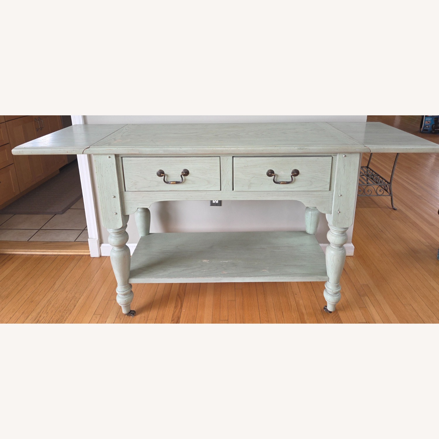 Bernhardt Furniture Green Wood Sideboard - image-2