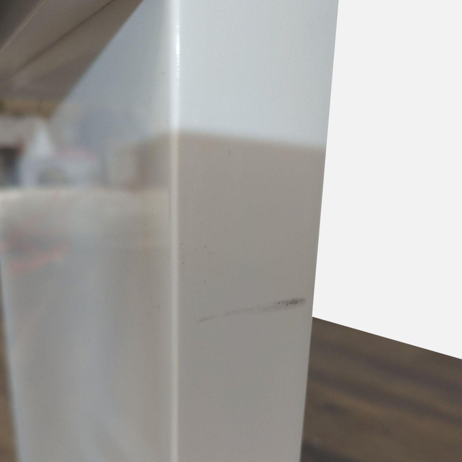 CB2 Runway Modern White Desk with Two Drawers - image-5