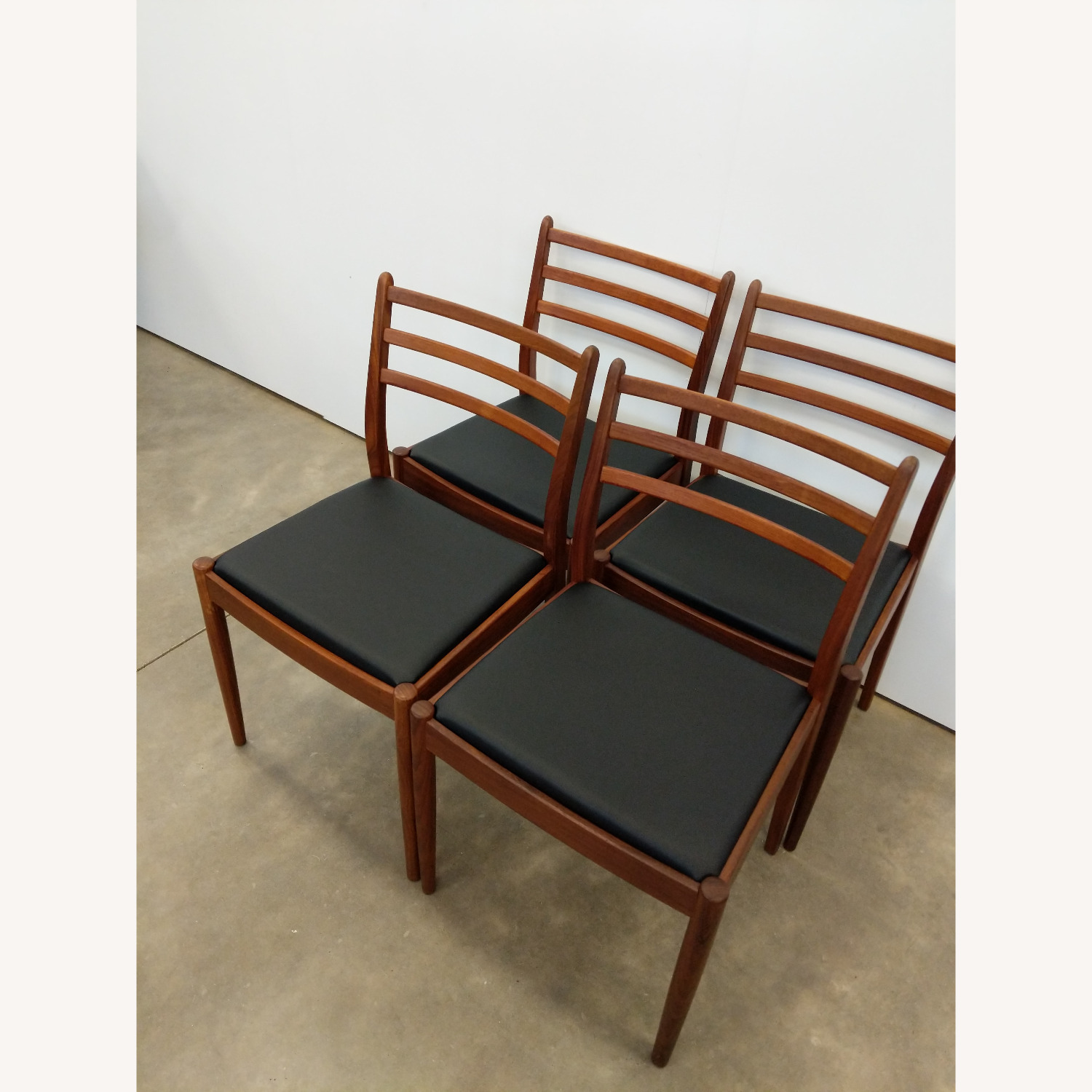 4 Vintage Mid Century Modern G Plan Dining Chairs - image-7