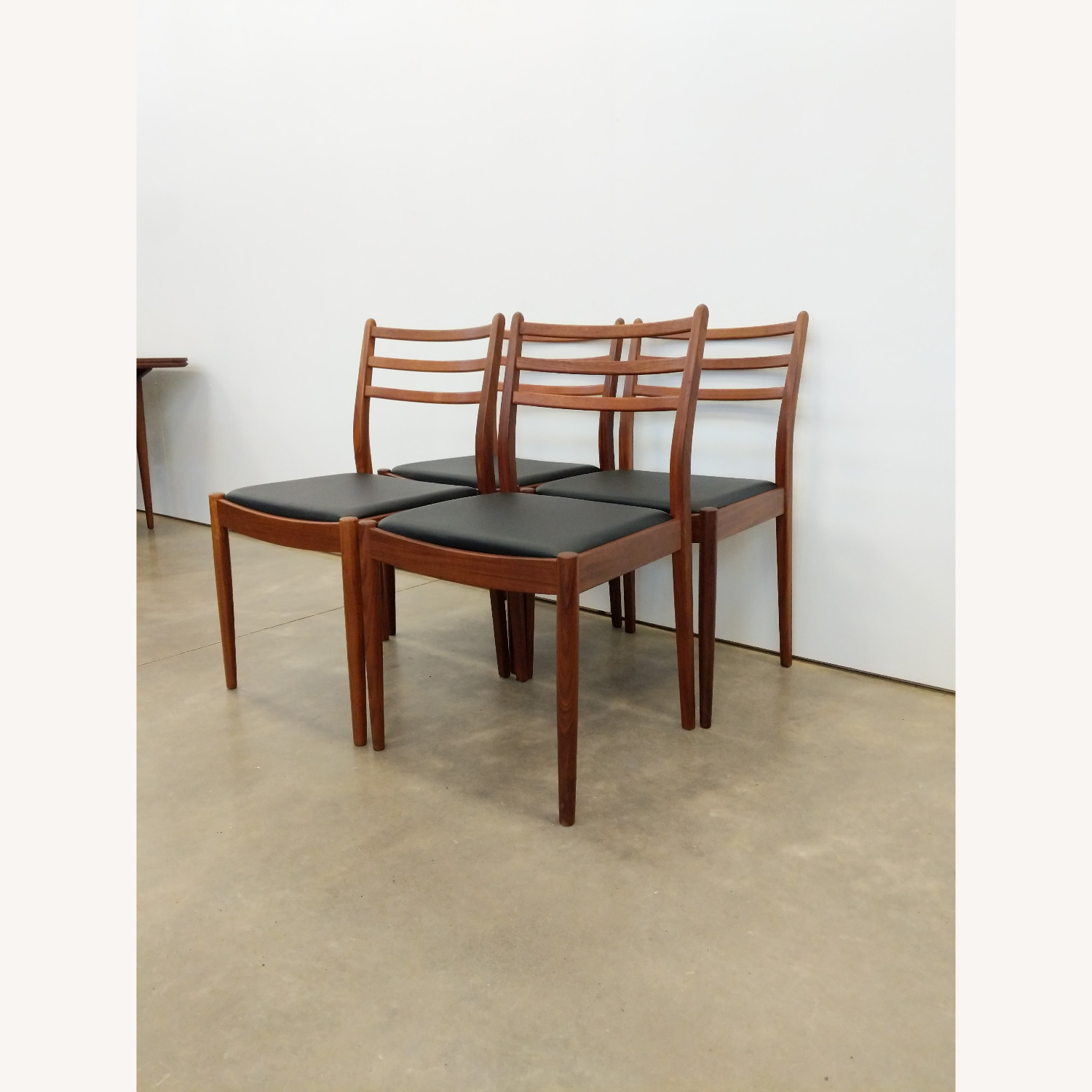 4 Vintage Mid Century Modern G Plan Dining Chairs - image-6