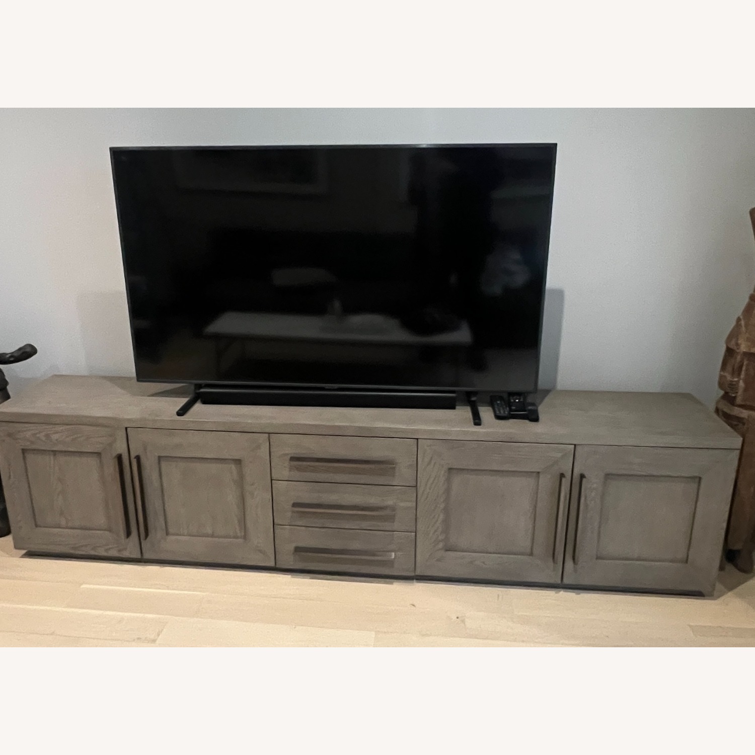 Restiration Hardware Machinto Media Console With Drawers - image-1