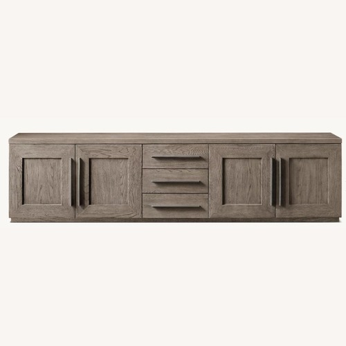 Used Restiration Hardware  Machinto Media Console With Drawers for sale on AptDeco