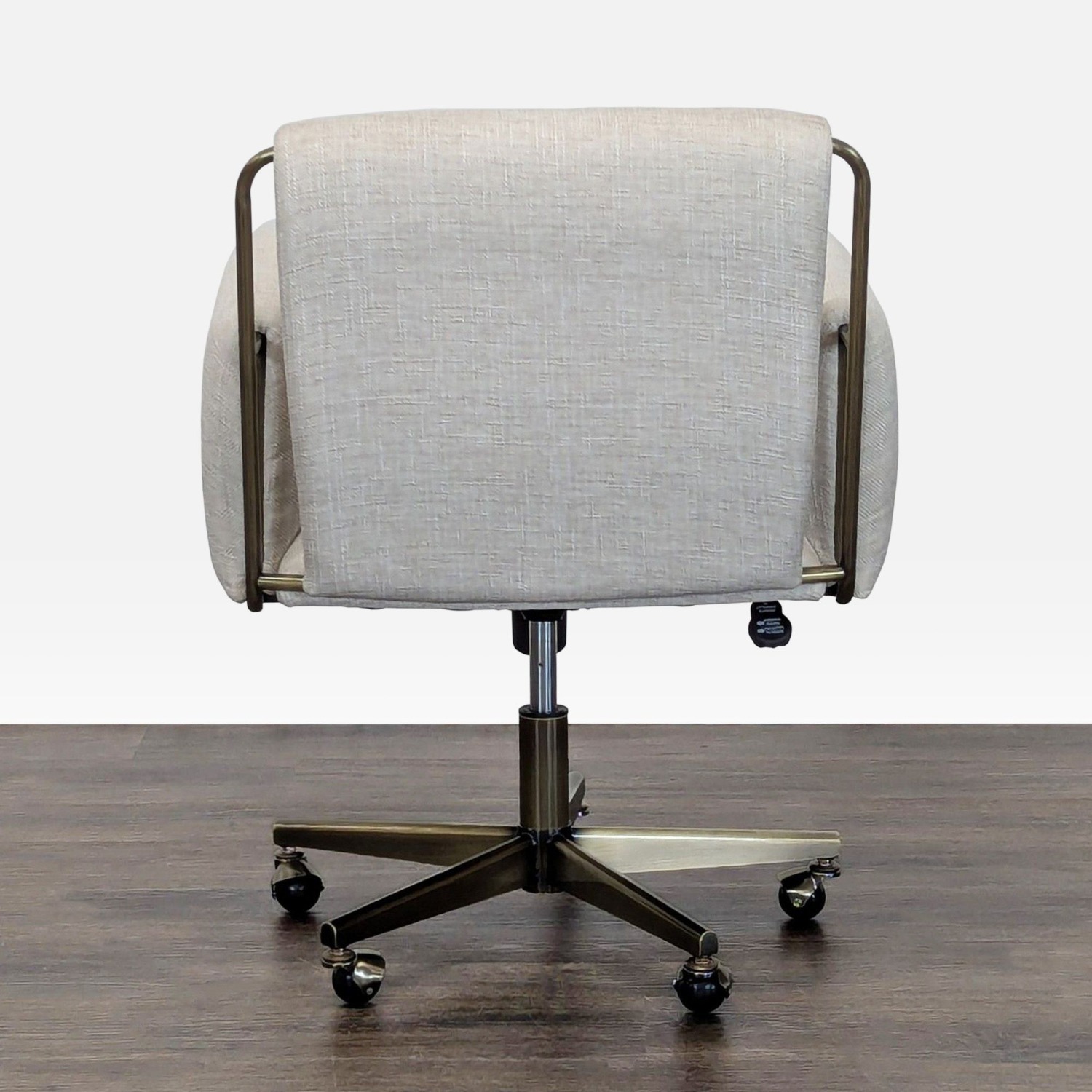 Crate and Barrel Modern Upholstered Office Chair - image-10