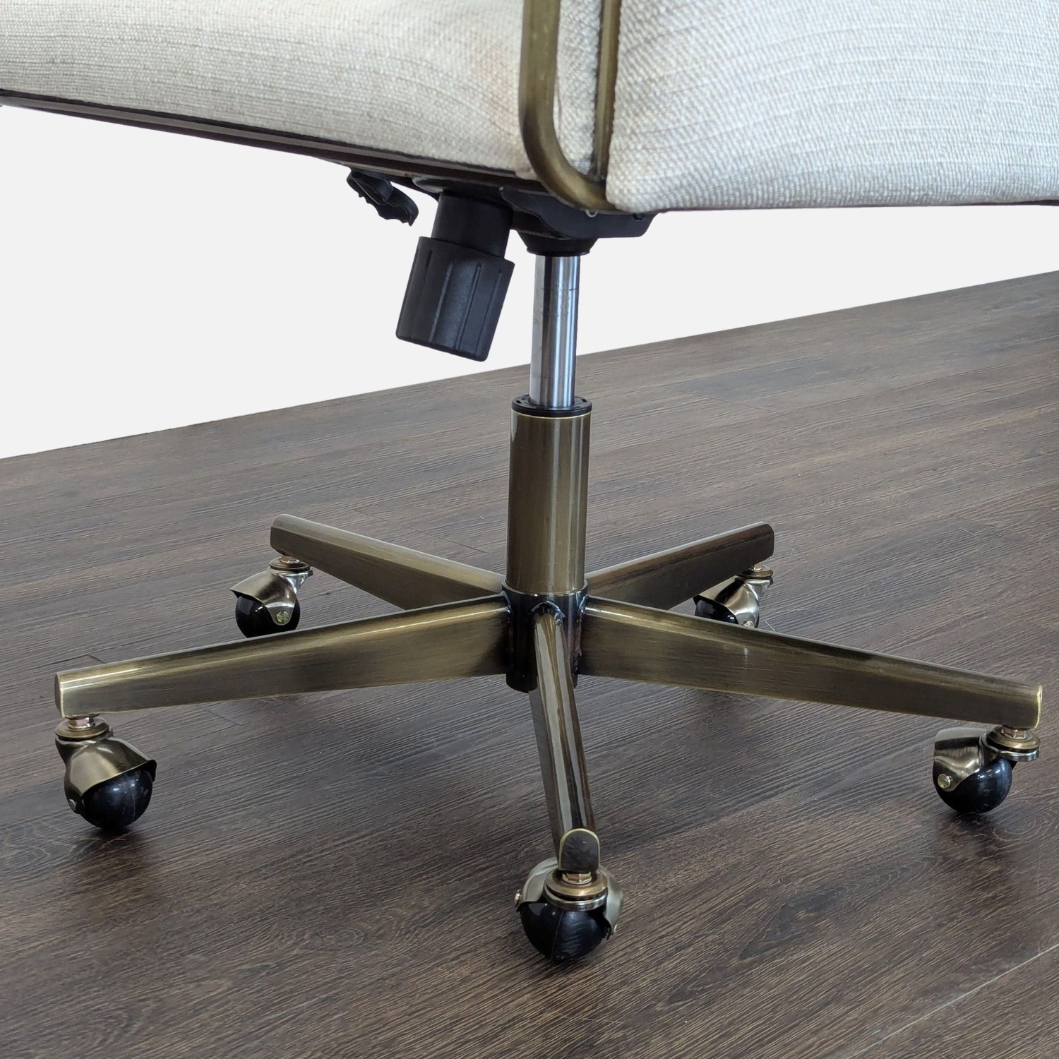 Crate and Barrel Modern Upholstered Office Chair - image-6