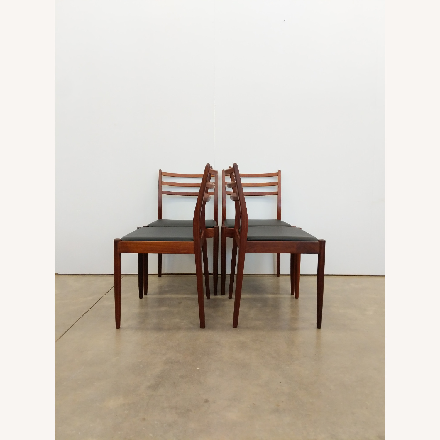 4 Vintage Mid Century Modern G Plan Dining Chairs - image-4