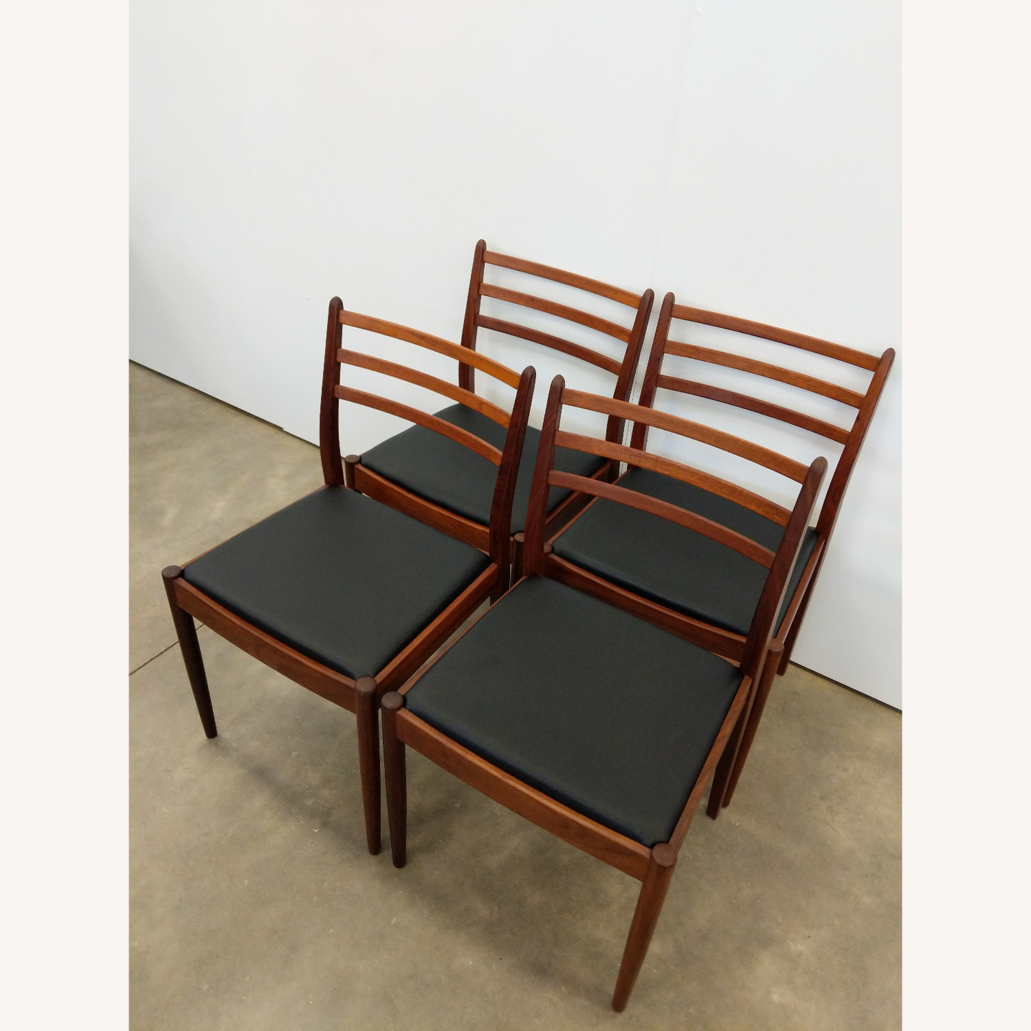 4 Vintage Mid Century Modern G Plan Dining Chairs - image-7
