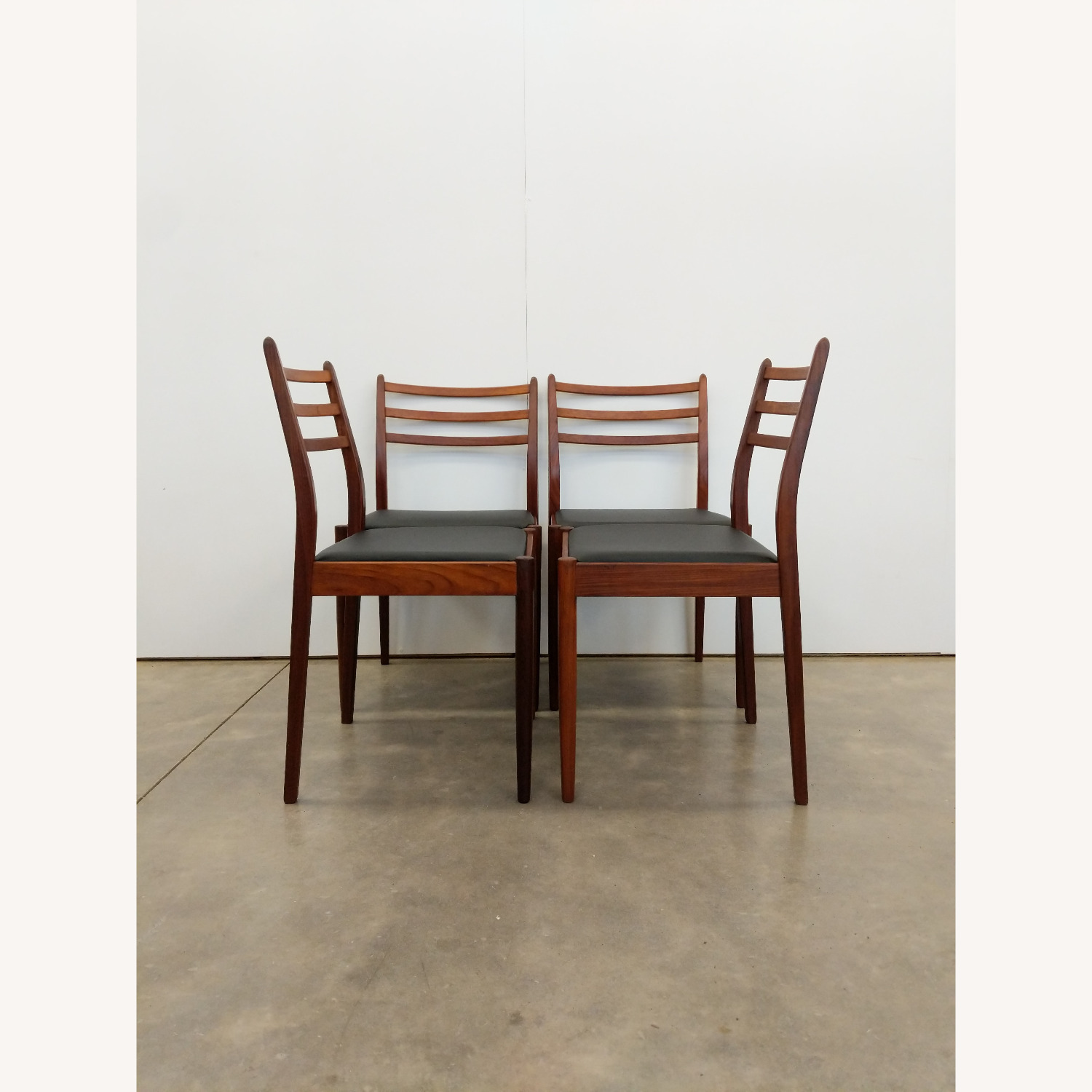 4 Vintage Mid Century Modern G Plan Dining Chairs - image-2