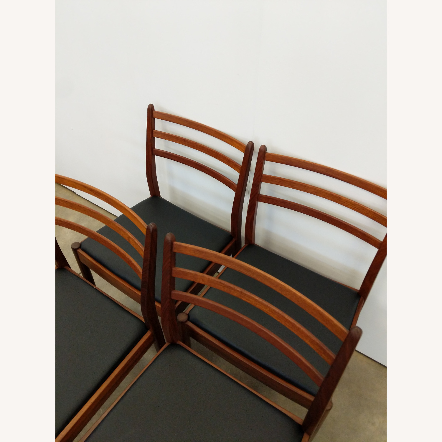 4 Vintage Mid Century Modern G Plan Dining Chairs - image-8