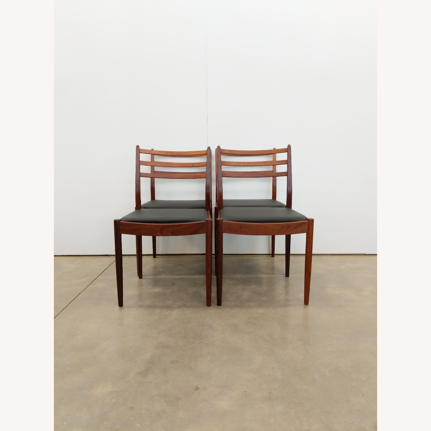 4 Vintage Mid Century Modern G Plan Dining Chairs - image-5