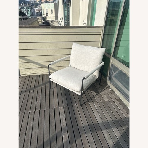 Used Crate and Barrel Valle Modern Lounge Chair   for sale on AptDeco