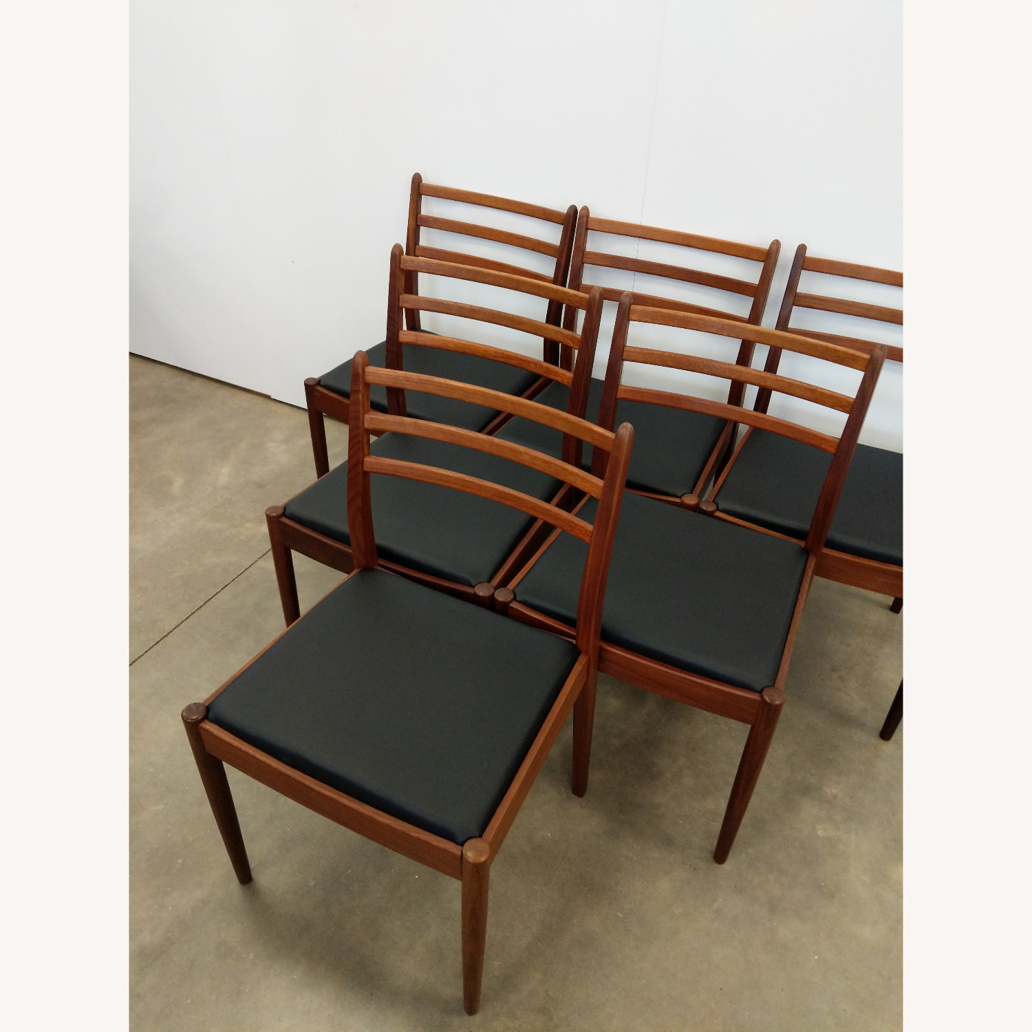 6 Vintage Mid Century Modern G Plan Dining Chairs - image-7