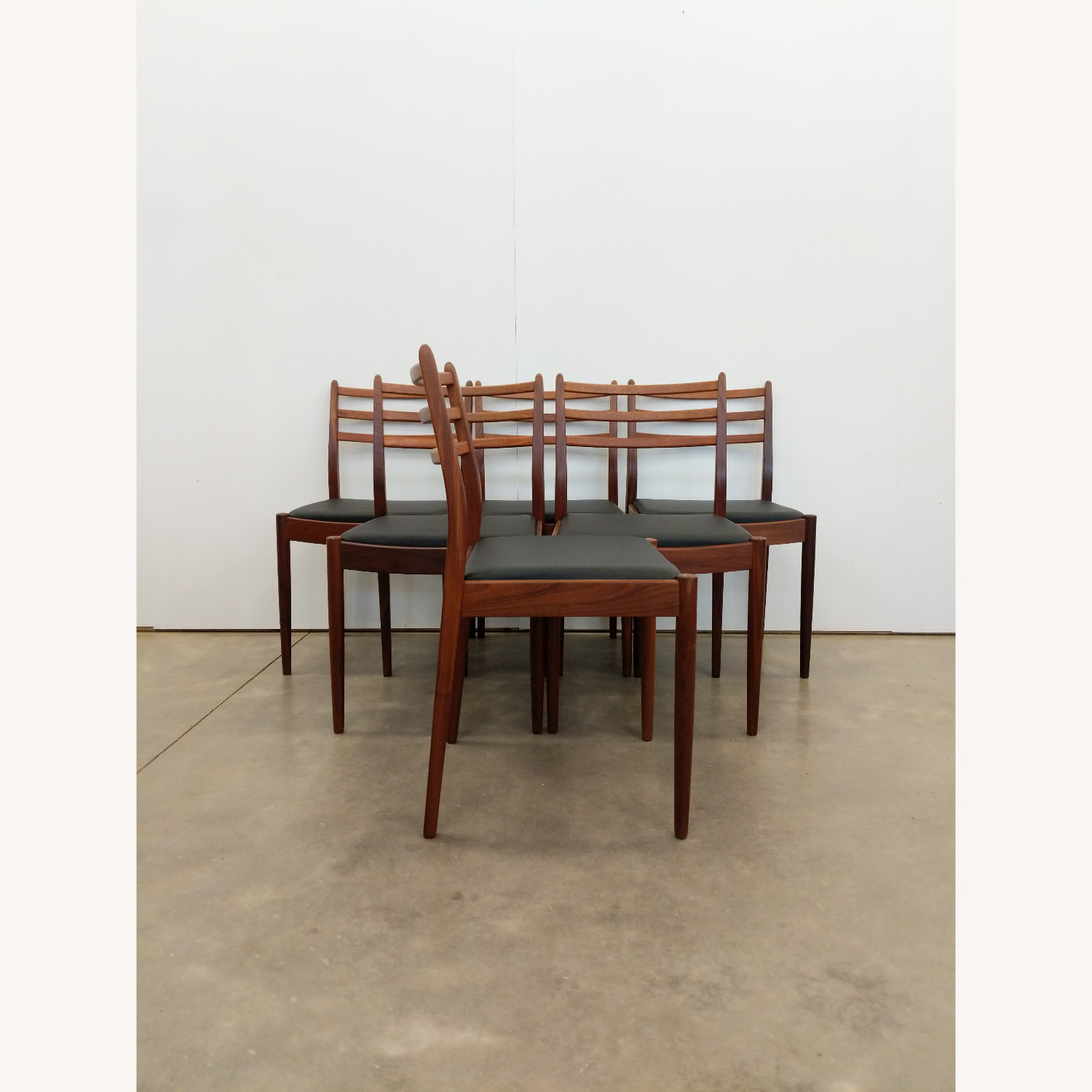 6 Vintage Mid Century Modern G Plan Dining Chairs - image-2