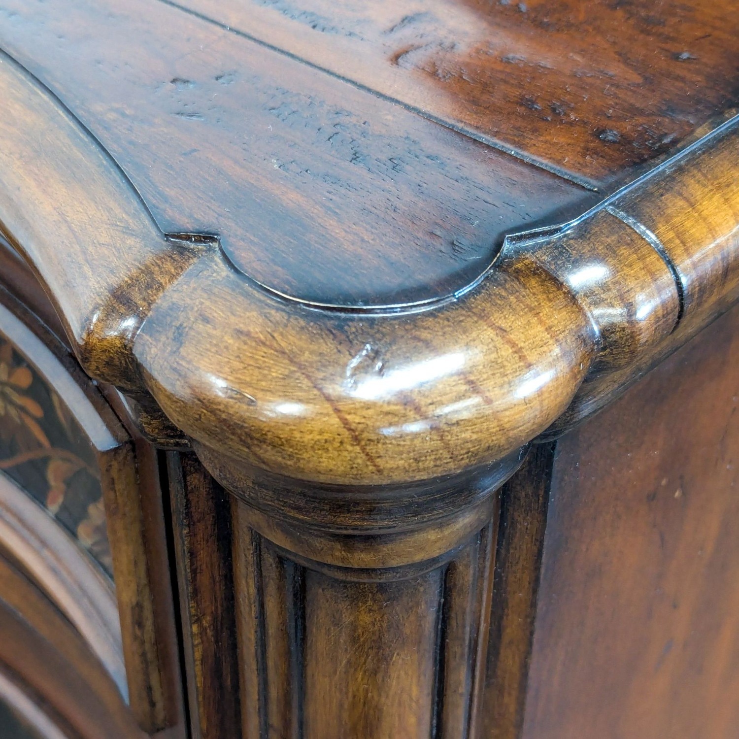 Painted Wood Cabinet - image-10