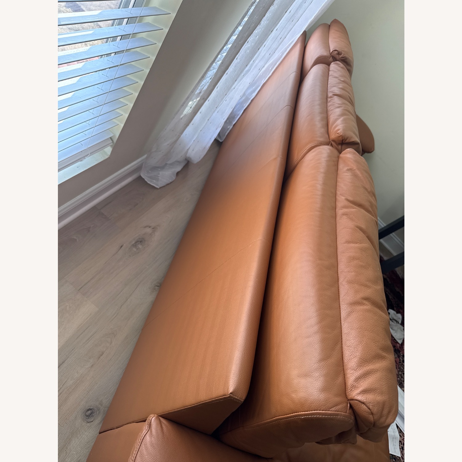 IKEA LIDHULT Leather 3 Seats Sofa  - image-11